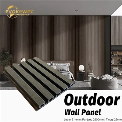 Wysokiej jakości zewnętrzny panel ścienny ASA o wymiarach 214*22 mm