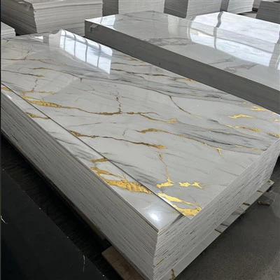 Panel ściany WPC materiały dekoracyjne dla arkusza marmurowego PVC